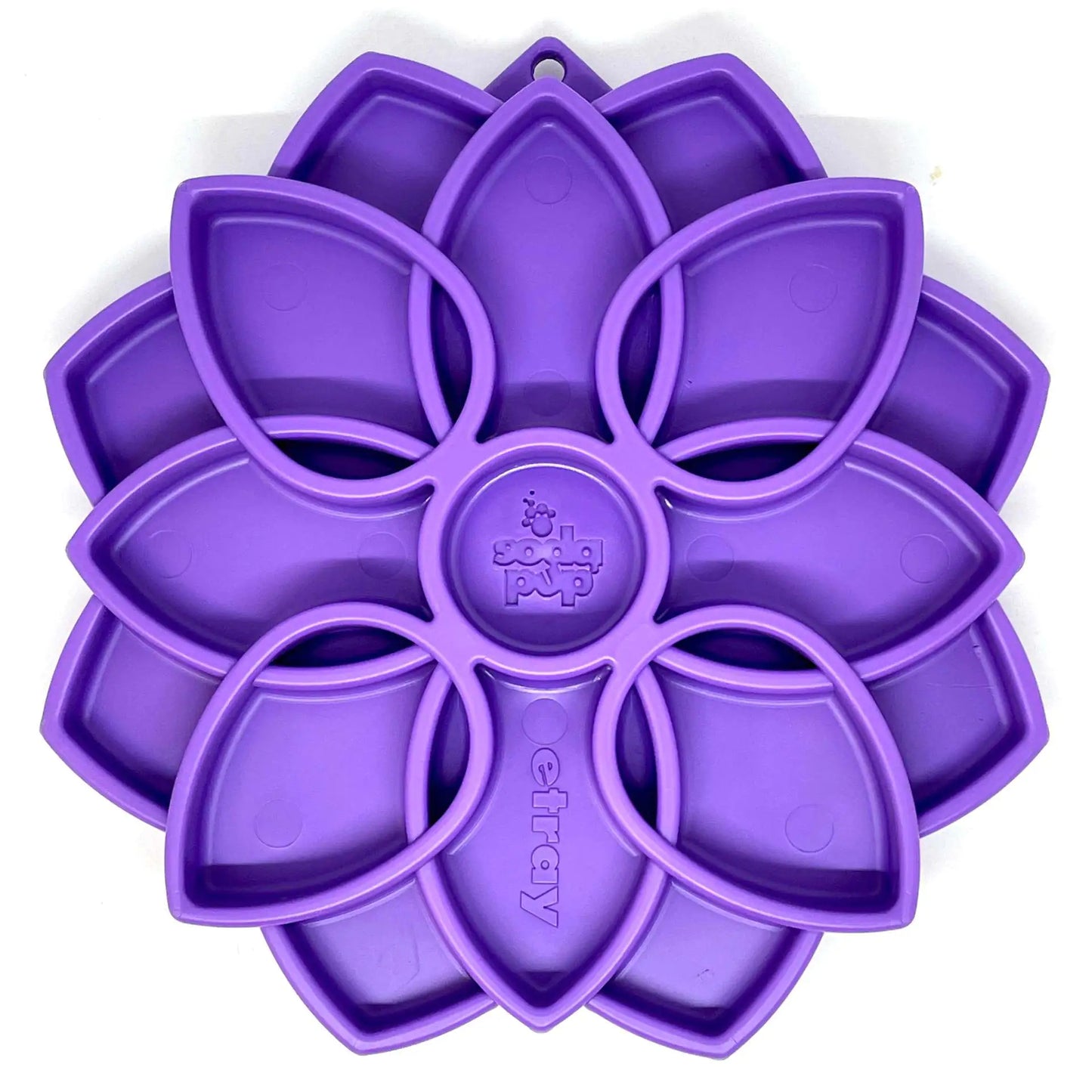 Interactive Slow Feeder Dog Bowl with Mandala Design