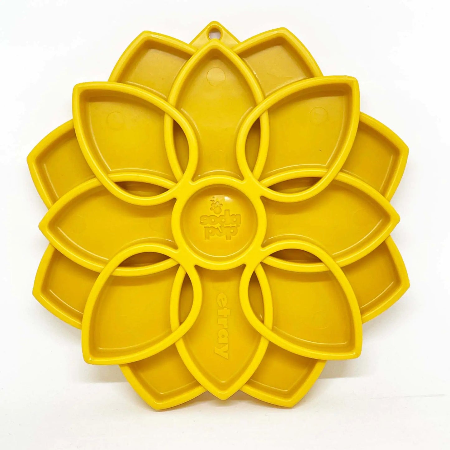 Interactive Slow Feeder Dog Bowl with Mandala Design