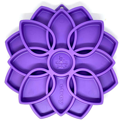 Interactive Slow Feeder Dog Bowl with Mandala Design