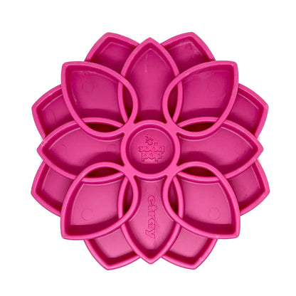 Interactive Slow Feeder Dog Bowl with Mandala Design
