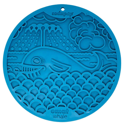 Interactive Slow Feeder Dog Bowl with Mandala Design